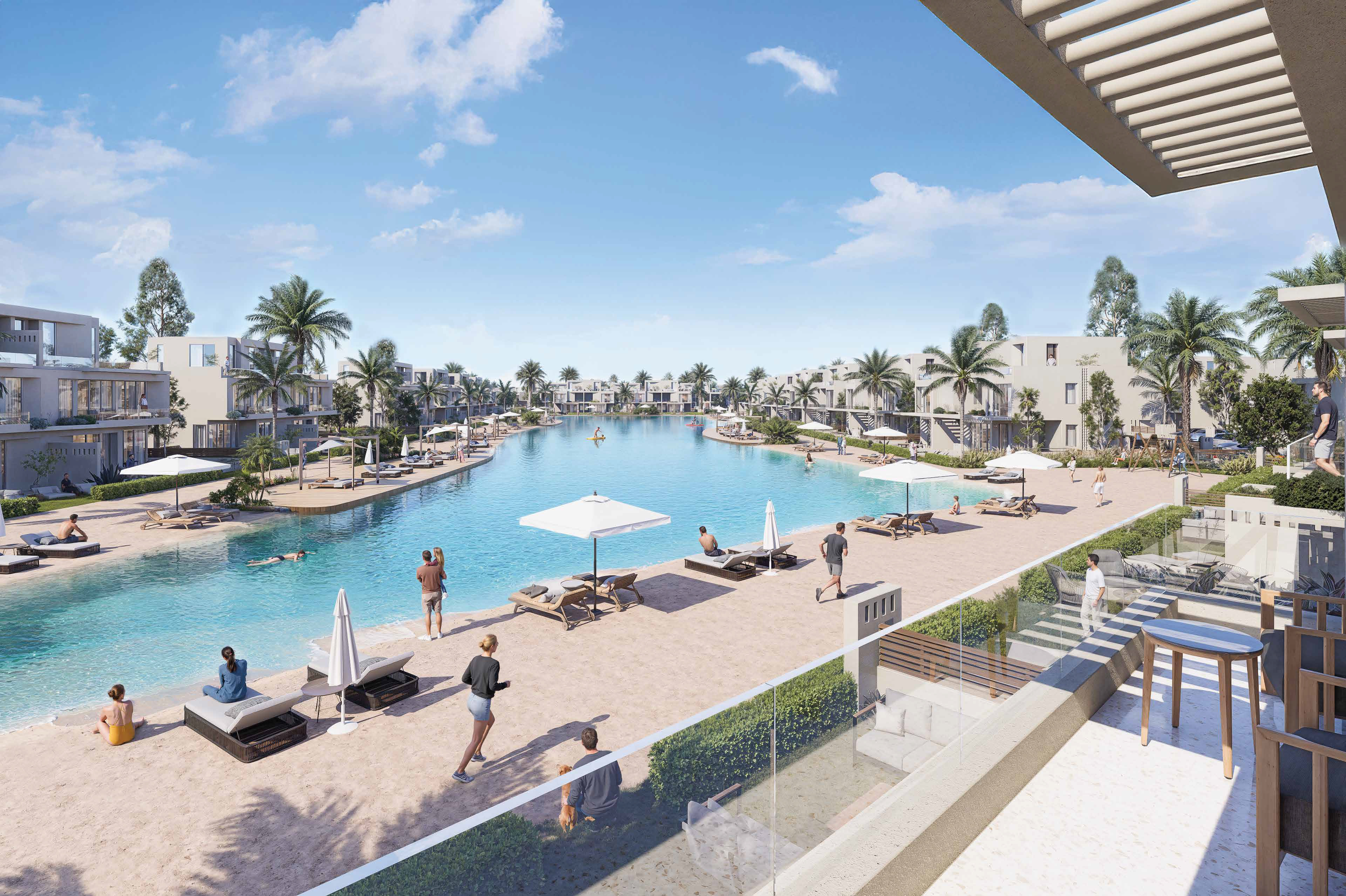 منظر جوي لمشروع مار باي راس الحكمة